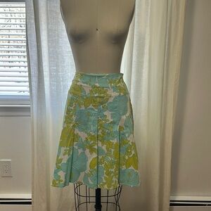 So cute!!🩵💚Pleated summer skirt